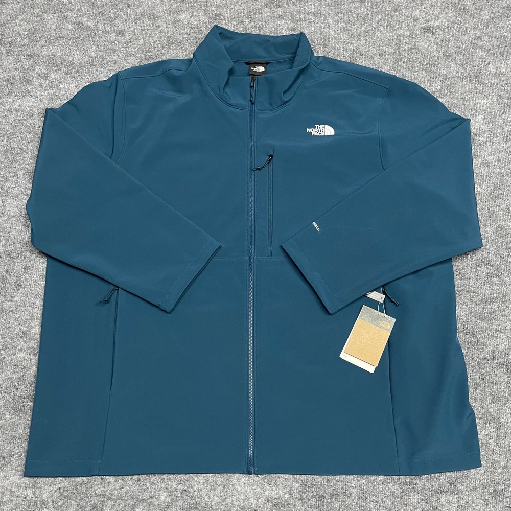 The North Face Jacket Mens‎ 4X Blue Midnight Petrol Windwall Big Apex Bionic 3